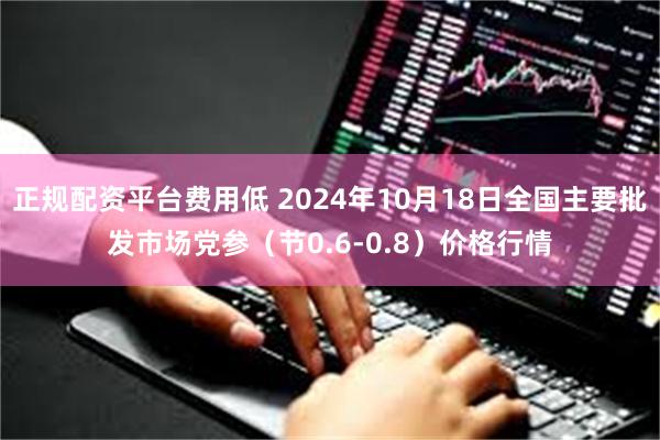 正规配资平台费用低 2024年10月18日全国主要批发市场党参（节0.6-0.8）价格行情