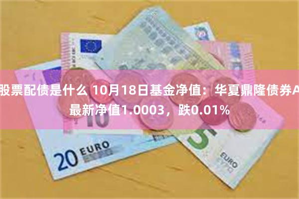 股票配债是什么 10月18日基金净值：华夏鼎隆债券A最新净值1.0003，跌0.01%