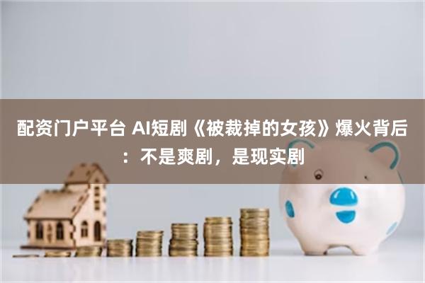 配资门户平台 AI短剧《被裁掉的女孩》爆火背后：不是爽剧，是现实剧